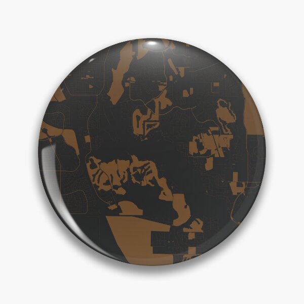 Item preview, Port St Lucie coffee color Map Art Florida USA designed and sold by EpicMaps.