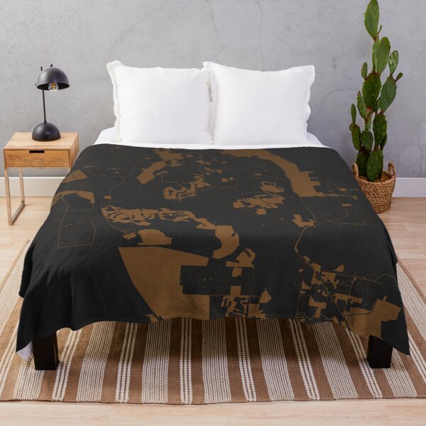 Item preview, Port St Lucie coffee color Map Art Florida USA designed and sold by EpicMaps.