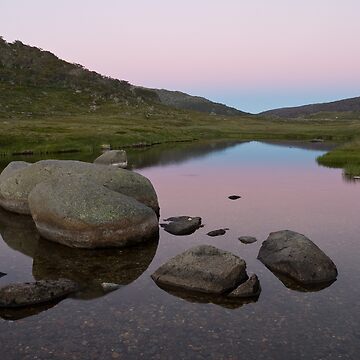 Artwork thumbnail, Kosciusko afterglow by David Burren