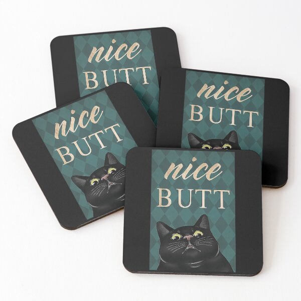 Item preview, Nice Butt Fat black cat lover  designed and sold by AleehaZenger.