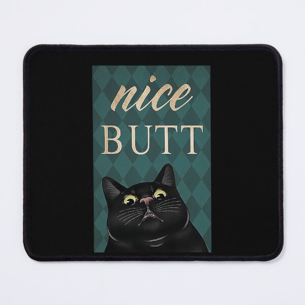 Item preview, Nice Butt Fat black cat lover designed and sold by AleehaZenger.
