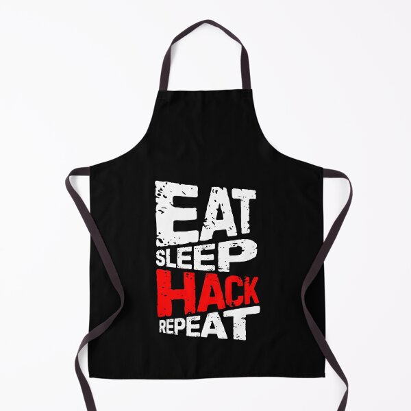 Item preview, eat sleep hack repeat designed and sold by Grafik0.
