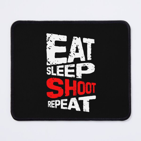 Item preview, eat sleep shoot repeat designed and sold by Grafik0.
