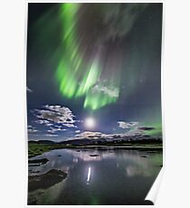 Low hanging moon Poster