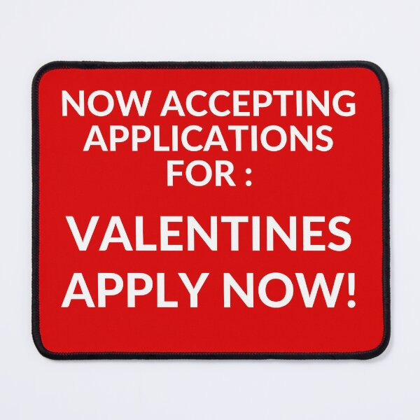 Artikelvorschau, Annahme der Bewerbung für Valentines Black 001 entworfen und verkauft von unclejab.