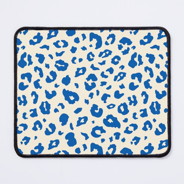 Item preview, Leopard Spots in Cobalt Blue and Cosmic Latte Beige  designed and sold by cadinera.