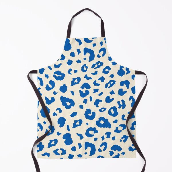 Item preview, Leopard Spots in Cobalt Blue and Cosmic Latte Beige designed and sold by cadinera.