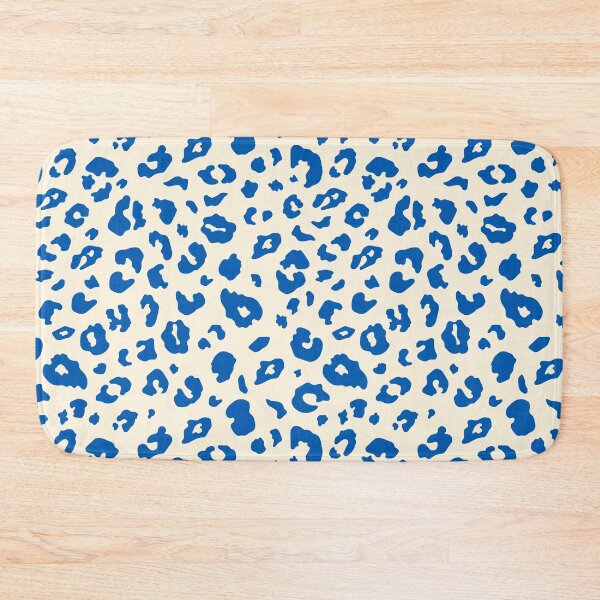 Item preview, Leopard Spots in Cobalt Blue and Cosmic Latte Beige  designed and sold by cadinera.