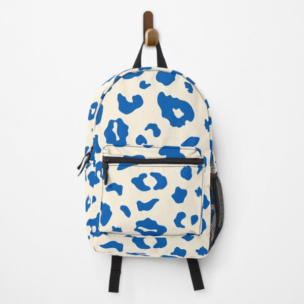 Item preview, Leopard Spots in Cobalt Blue and Cosmic Latte Beige  designed and sold by cadinera.