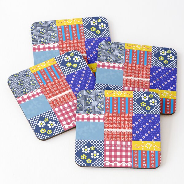 Item preview, Ditsy daisy patchwork  designed and sold by redraiph.