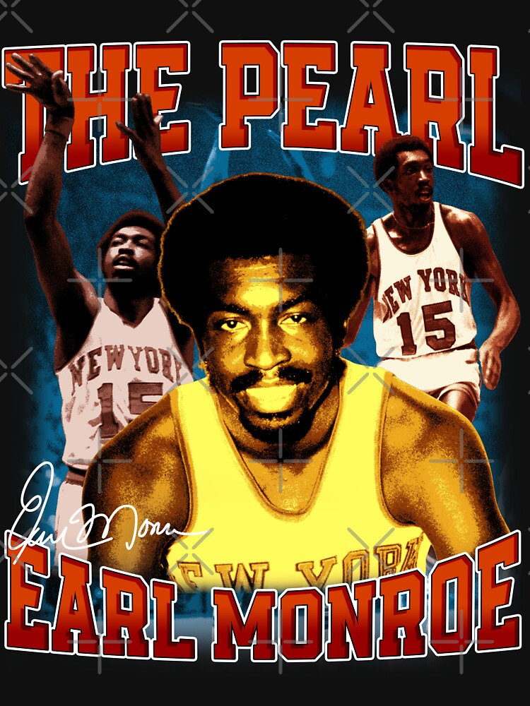 Earl Monroe The Pearl New York Basketball Legend Signature Vintage Retro  80s 90s Bootleg Rap Style Essential T-Shirt for Sale by EllenMitchell