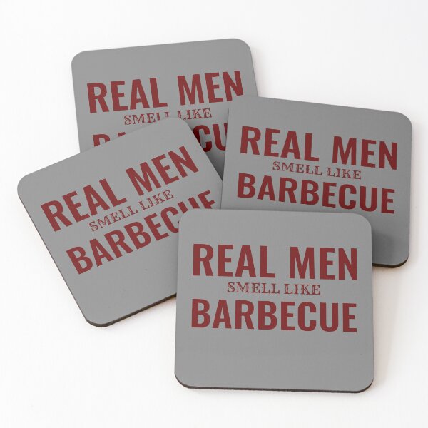 Item preview, Real Men smell like Barbecue  designed and sold by AppareIIndustry.