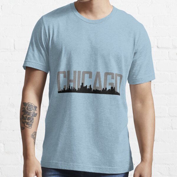 cubs chicago skyline' Men's T-Shirt