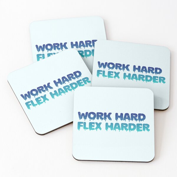 Item preview, Work Hard Flex Harder designed and sold by Organized Chaos Designs.