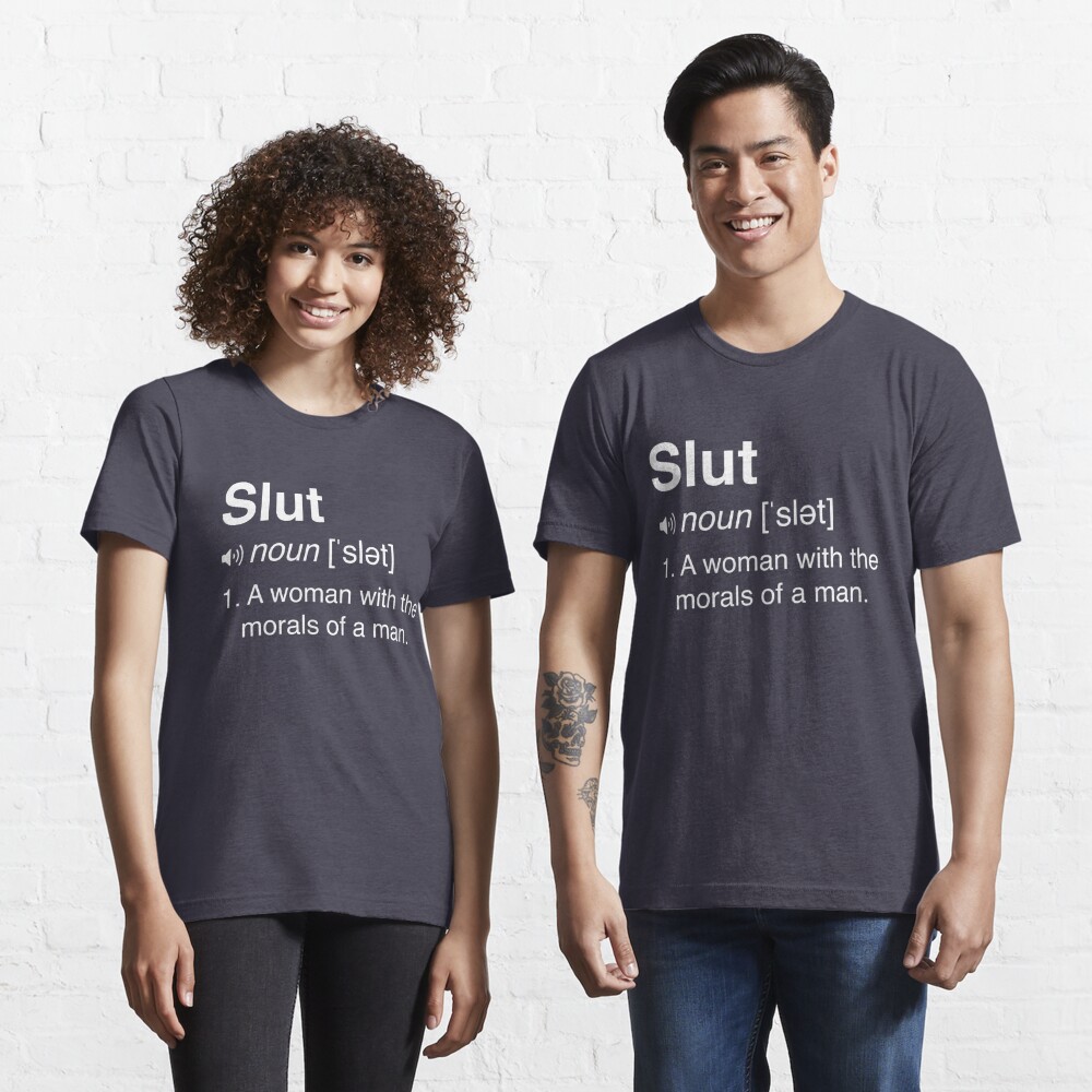 Funny Slut Definition T Shirt For Sale By Bawdy Redbubble Funny