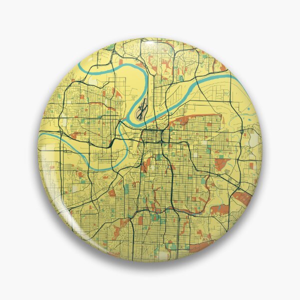 Item preview, Kansas city map printable - Home Art deco designed and sold by PostersProf1.