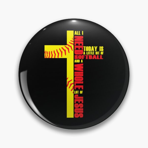 Item preview, Cross Jesus Softball Baseball Believer Classic T-Shirt designed and sold by baileyhodg.