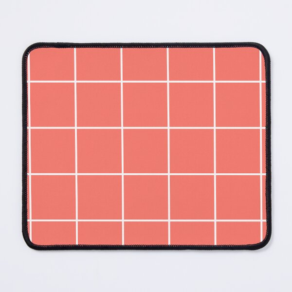 Item preview, Coral pink aesthetic background grid pattern  designed and sold by by-jwp.