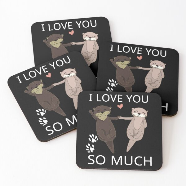 Item preview, Significant Otters greetings card designed and sold by Dailyanimal.