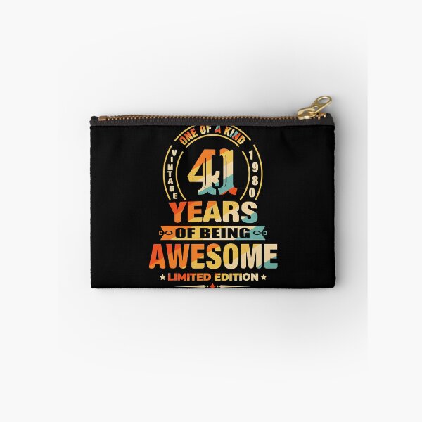 Item preview, 41st Birthday Gifts 41 Years Of Being Awesome Vintage 1980 T-Shirt designed and sold by EdwardsBaron.