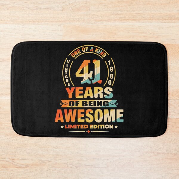 Item preview, 41st Birthday Gifts 41 Years Of Being Awesome Vintage 1980 T-Shirt designed and sold by EdwardsBaron.