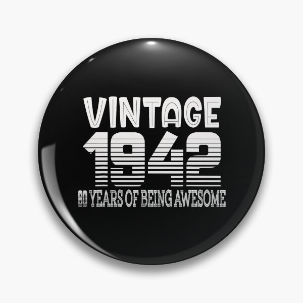 Item preview, 1942 80 Years Old 80th Birthday Gift Idea Vintage Limited T-Shirt designed and sold by EdwardsBaron.