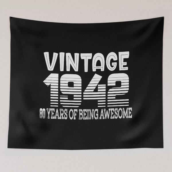 Item preview, 1942 80 Years Old 80th Birthday Gift Idea Vintage Limited T-Shirt designed and sold by EdwardsBaron.
