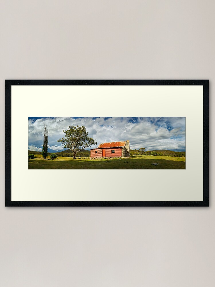Alternate view of Westermans Homestead, Namadgi National Park, Australian Capital Territory Framed Art Print