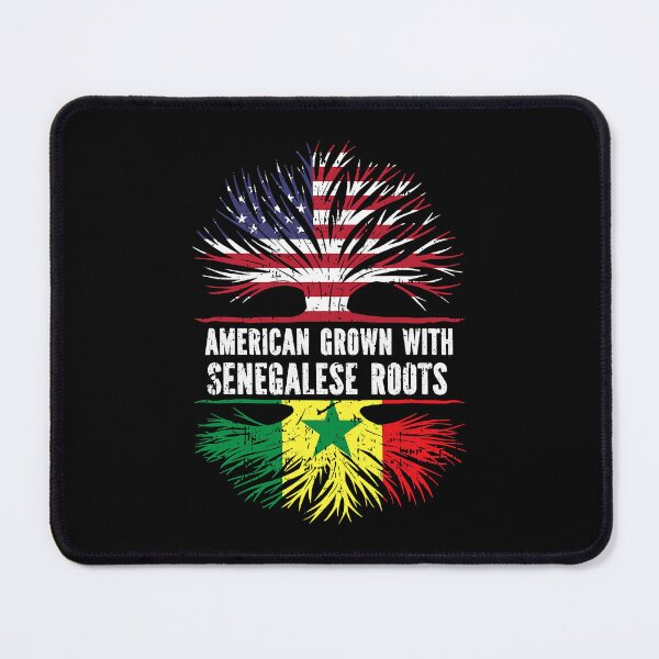 Item preview, American Grown with Senegalese Roots USA Flag Senegal T-Shirt designed and sold by EdwardsBaron.