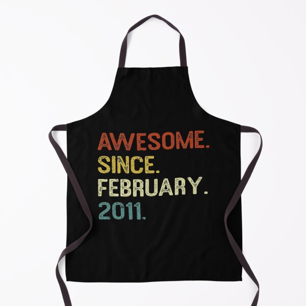 Item preview, Awesome Since February 2011 11th Birthday 11 Yrs Old Boys T-Shirt designed and sold by EdwardsBaron.