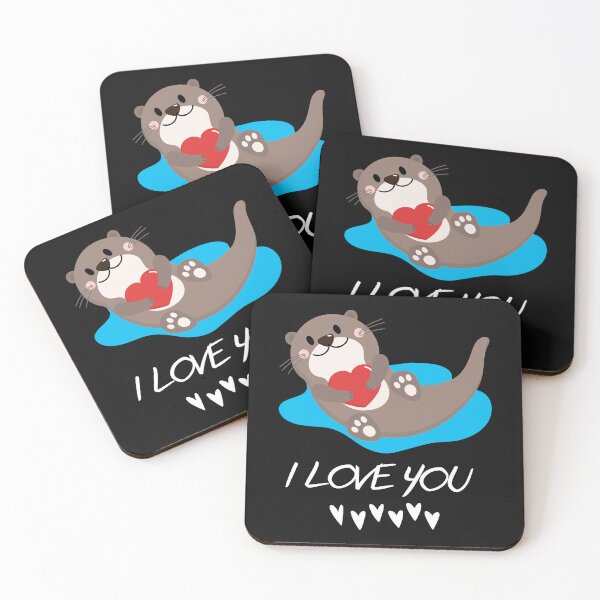 Item preview, Significant Otters greetings card designed and sold by Dailyanimal.