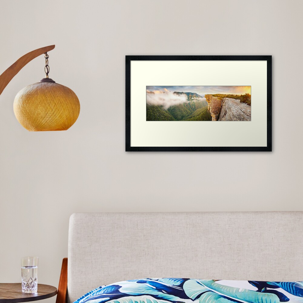 Kanangra Walls, Kanangra Boyd National Park, New South Wales, Australia Framed Art Print