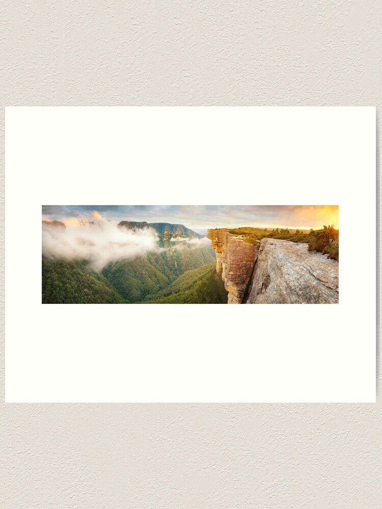 Alternate view of Kanangra Walls, Kanangra Boyd National Park, New South Wales, Australia Art Print