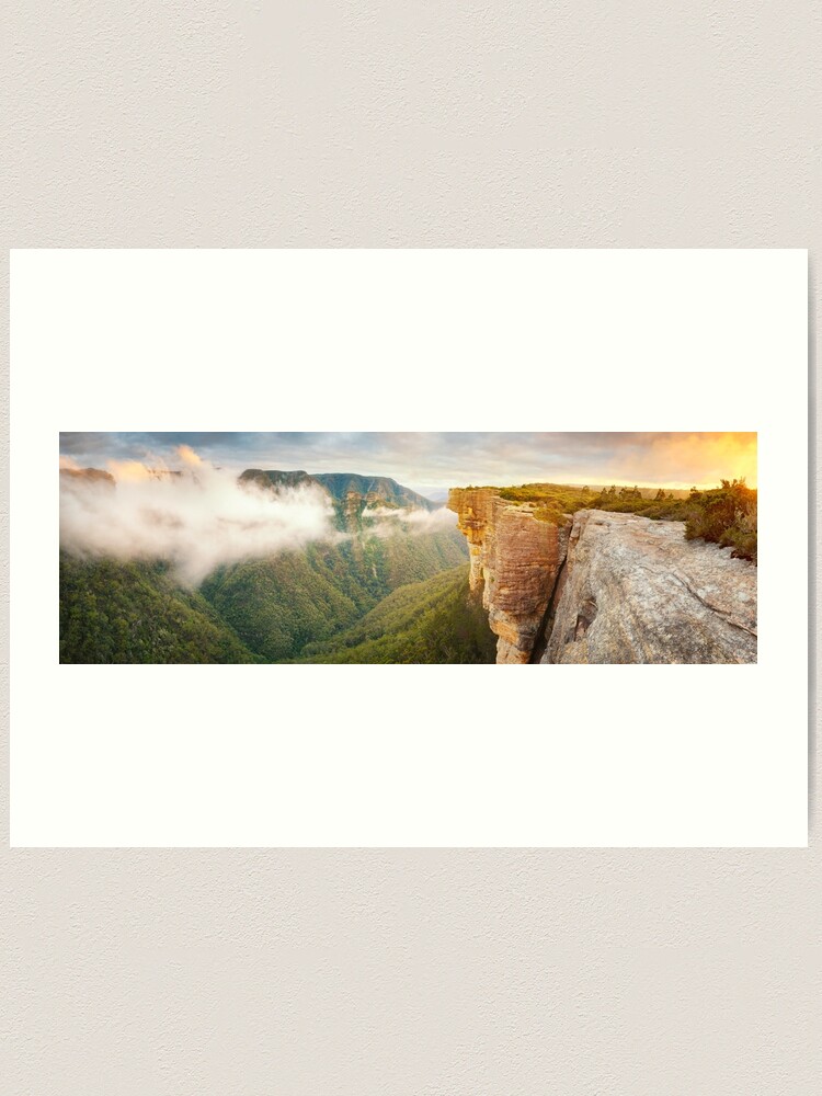 Alternate view of Kanangra Walls, Kanangra Boyd National Park, New South Wales, Australia Art Print