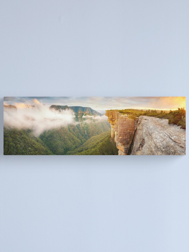 Alternate view of Kanangra Walls, Kanangra Boyd National Park, New South Wales, Australia Canvas Print
