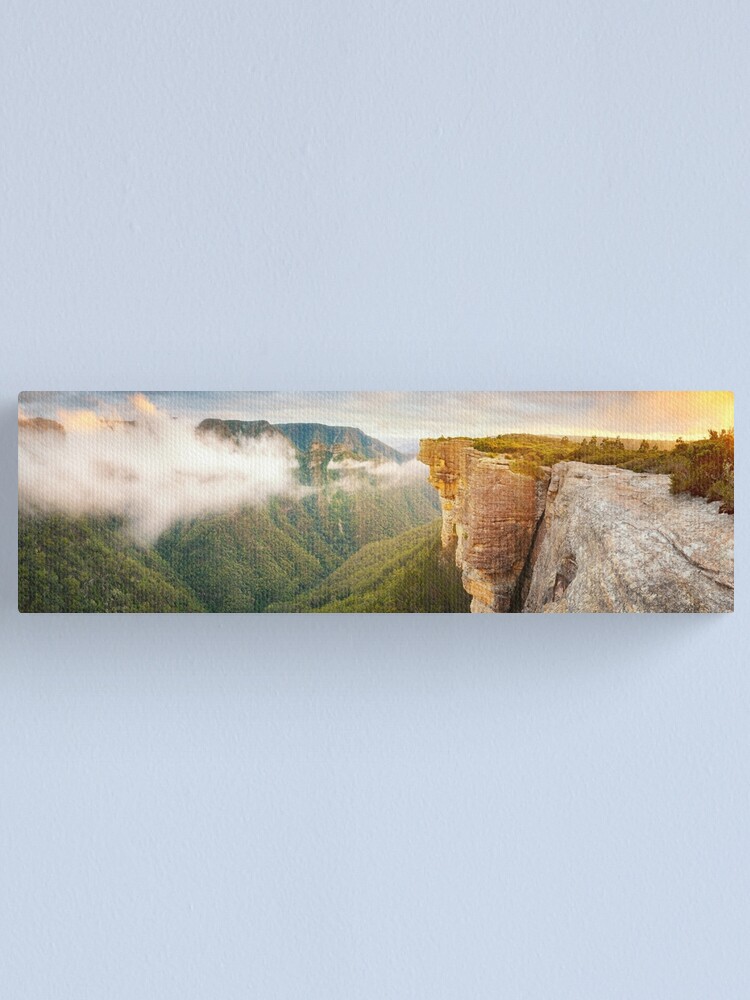 Thumbnail 1 of 3, Canvas Print, Kanangra Walls, Kanangra Boyd National Park, New South Wales, Australia designed and sold by Chockstone.