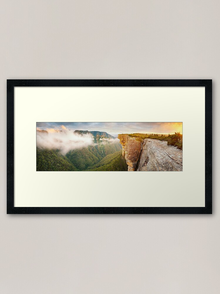 Alternate view of Kanangra Walls, Kanangra Boyd National Park, New South Wales, Australia Framed Art Print