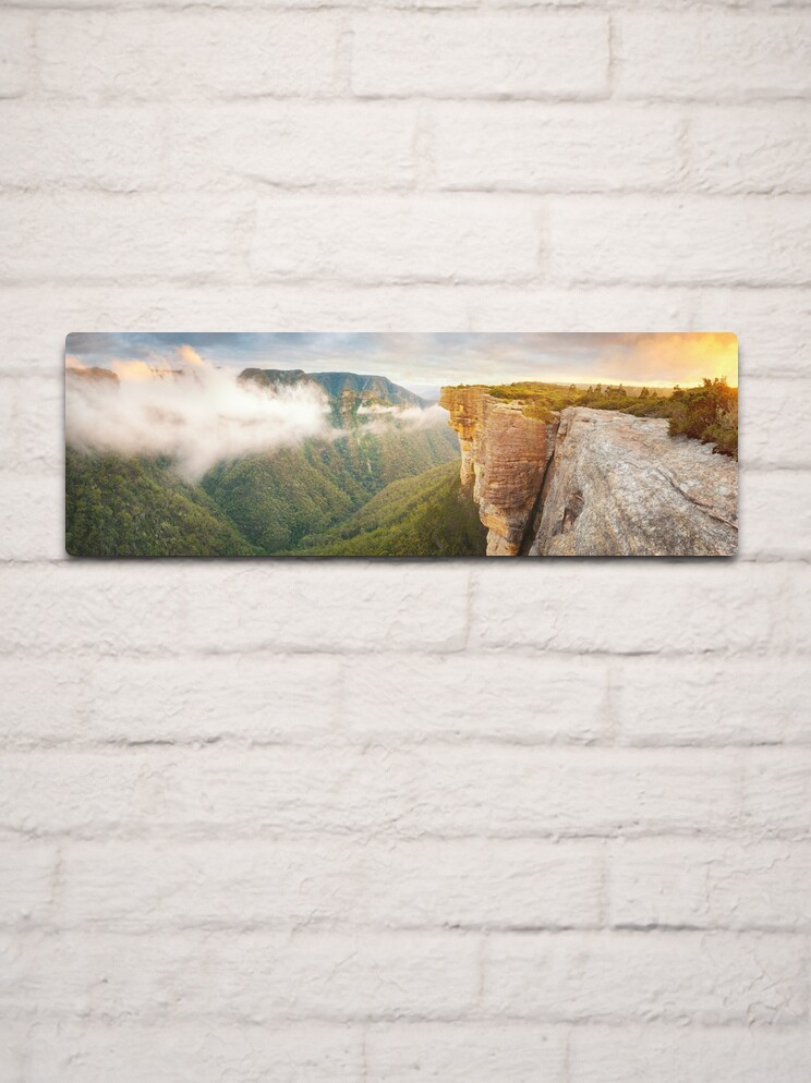 Thumbnail 2 of 4, Metal Print, Kanangra Walls, Kanangra Boyd National Park, New South Wales, Australia designed and sold by Chockstone.