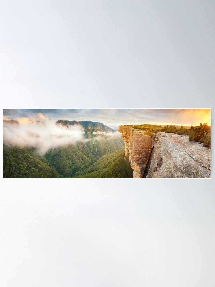 Alternate view of Kanangra Walls, Kanangra Boyd National Park, New South Wales, Australia Poster
