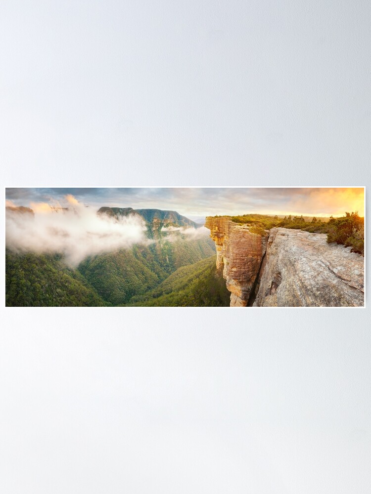 Alternate view of Kanangra Walls, Kanangra Boyd National Park, New South Wales, Australia Poster