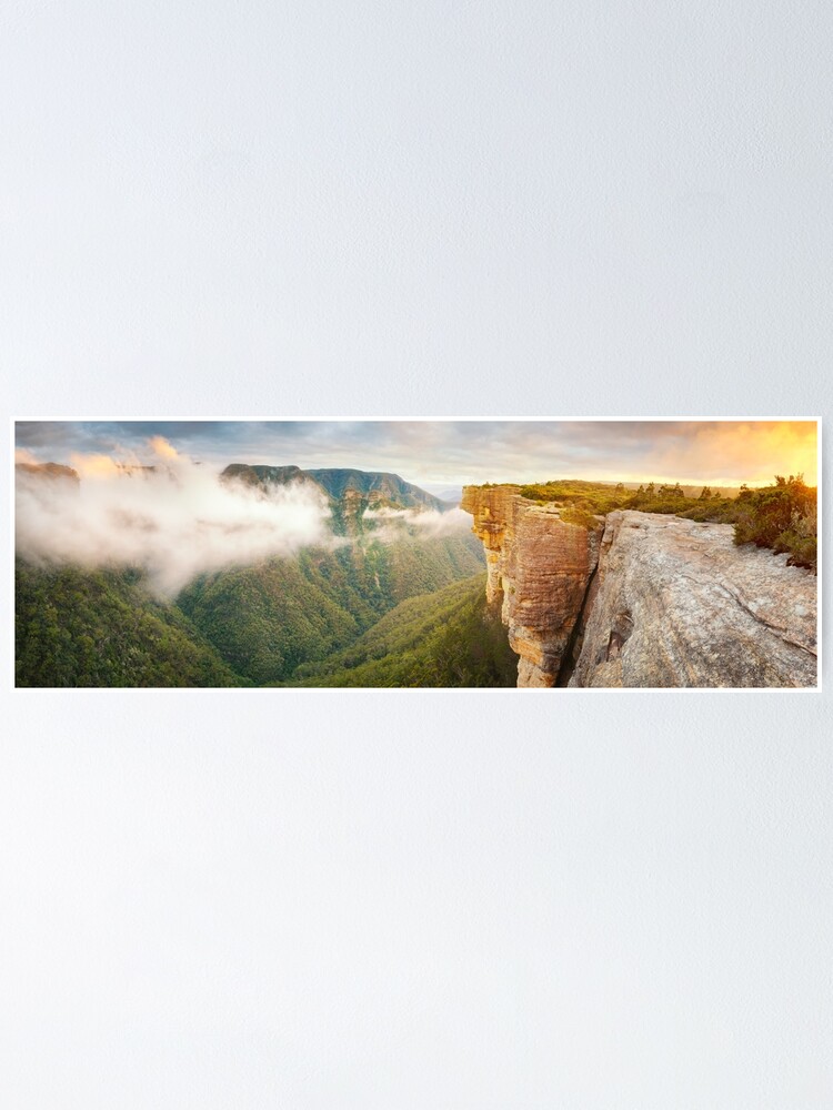 Alternate view of Kanangra Walls, Kanangra Boyd National Park, New South Wales, Australia Poster