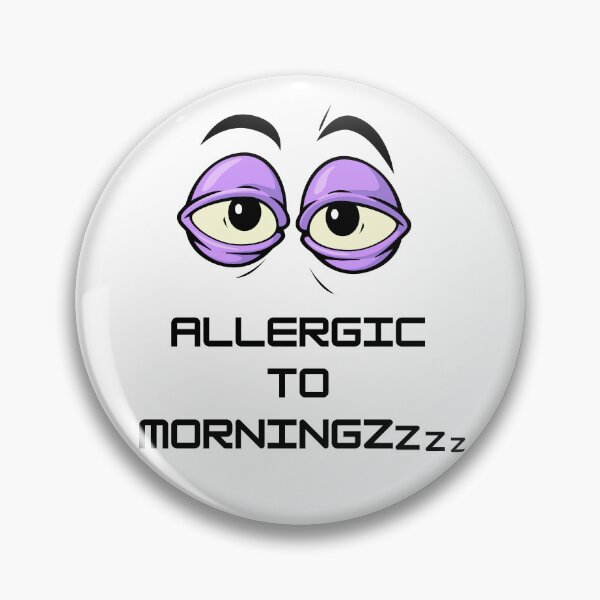 Item preview, Allergic To Mornings designed and sold by LiToDesignCo.