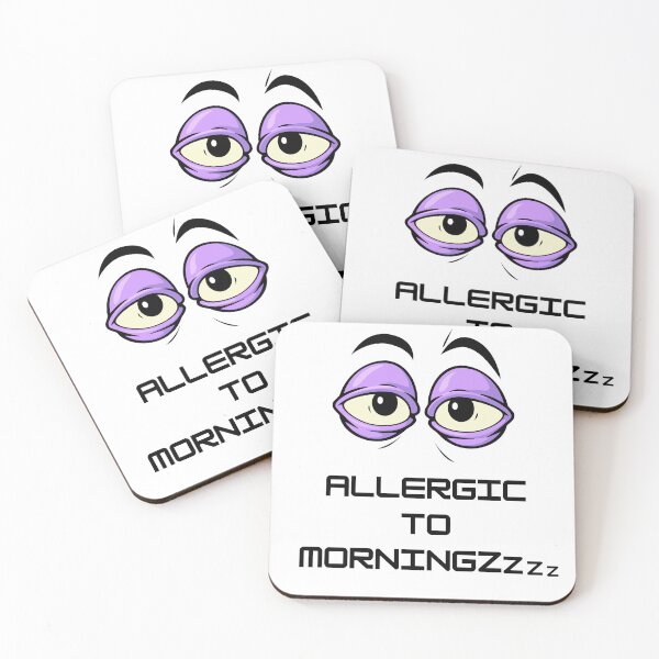 Item preview, Allergic To Mornings designed and sold by LiToDesignCo.