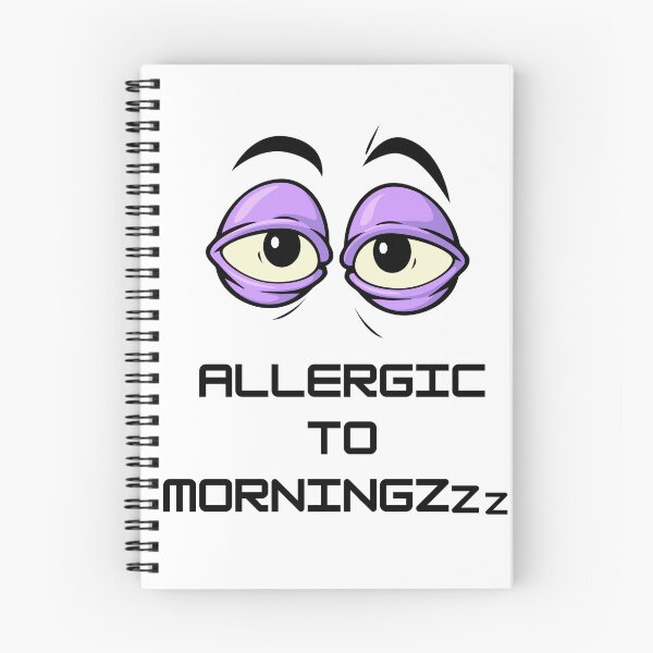 Item preview, Allergic To Mornings designed and sold by LiToDesignCo.