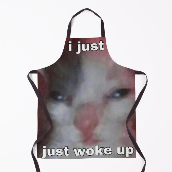 Item preview, i just woke up | kawaii sleeping cat designed and sold by jassine11.