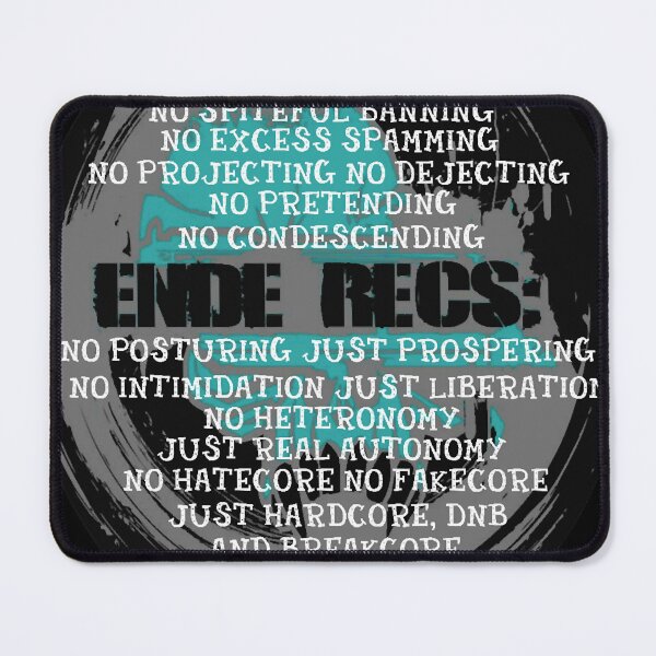 Item preview, ENDE Records Manifesto designed and sold by TonieHayes.