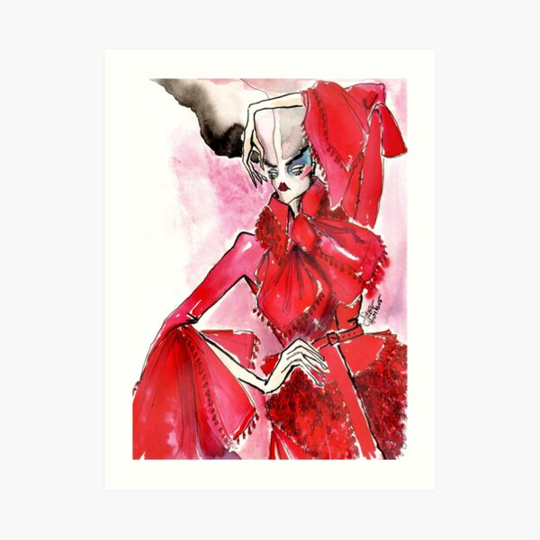 Red Tassel, HOSH Art Print