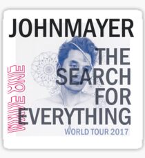 JOHN MAYER WORLD TOUR 2017 album cover Sticker