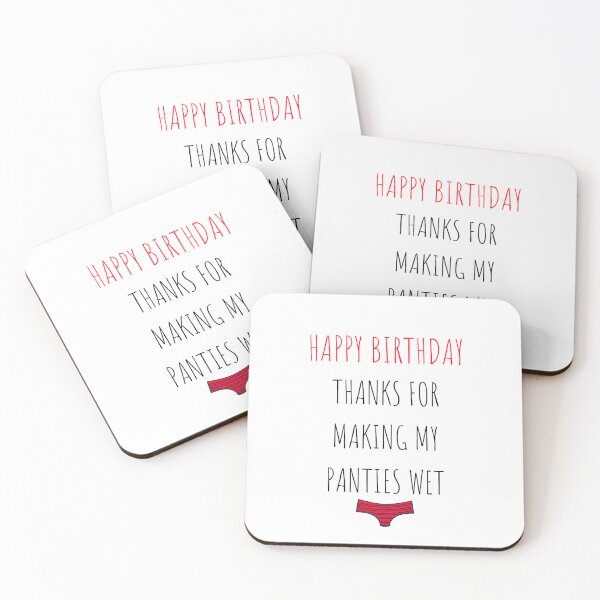 Item preview, Naughty and funny happy birthday gifts for him  designed and sold by TextToTee.
