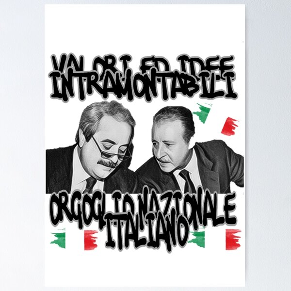 Item preview, Giovanni Falcone e Paolo Borsellino designed and sold by Ivan Venerucci.